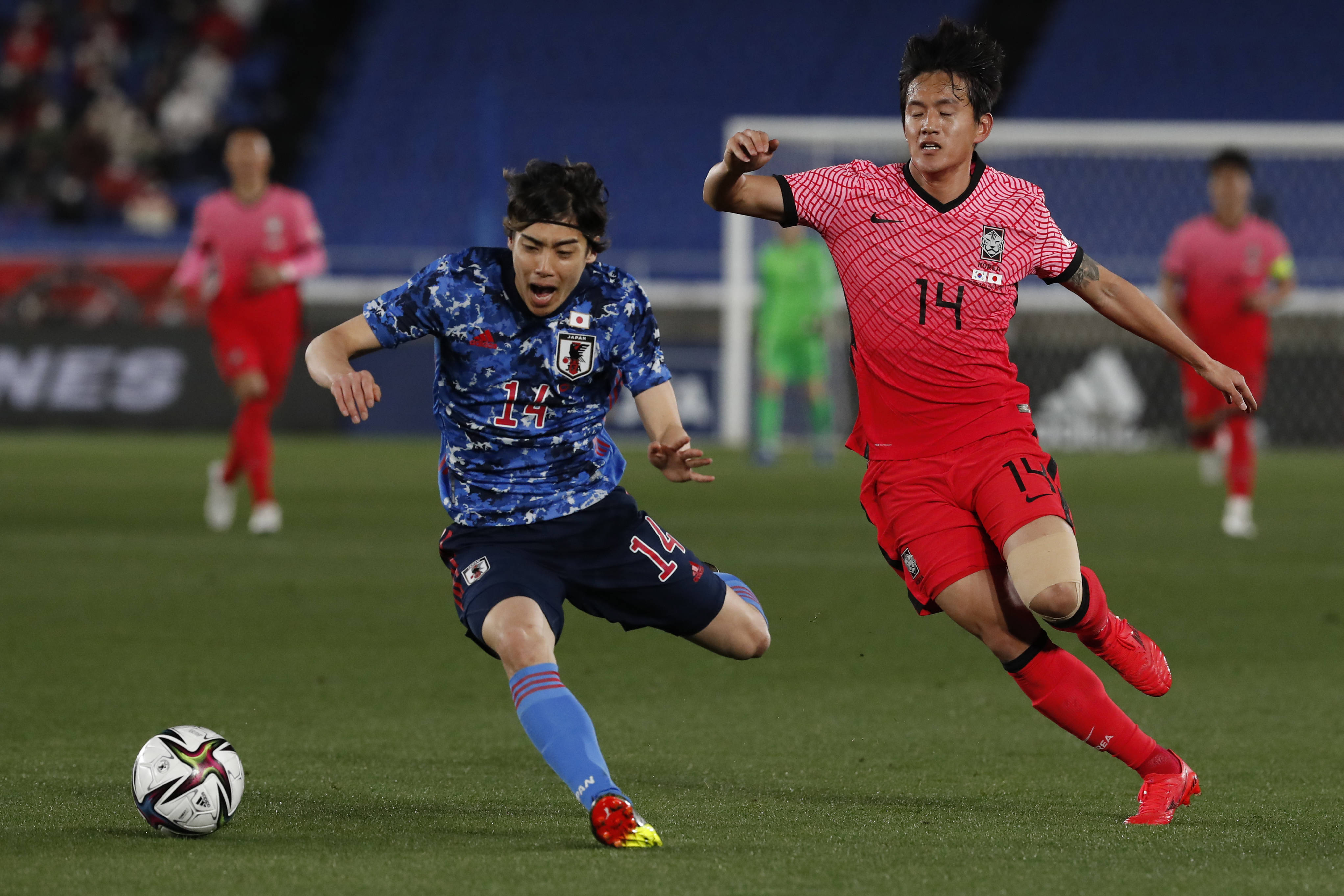 亚运男足经典赛事，韩国对日本冠军杯决赛